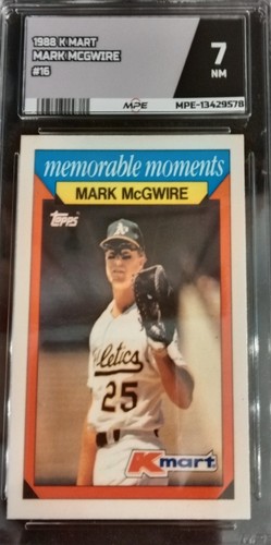 1988 topps mark mcgwire - topps,